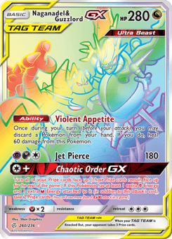 Naganadel & Guzzlord GX (Secret)