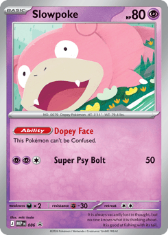 Slowpoke - 086 (Cosmos Holo)